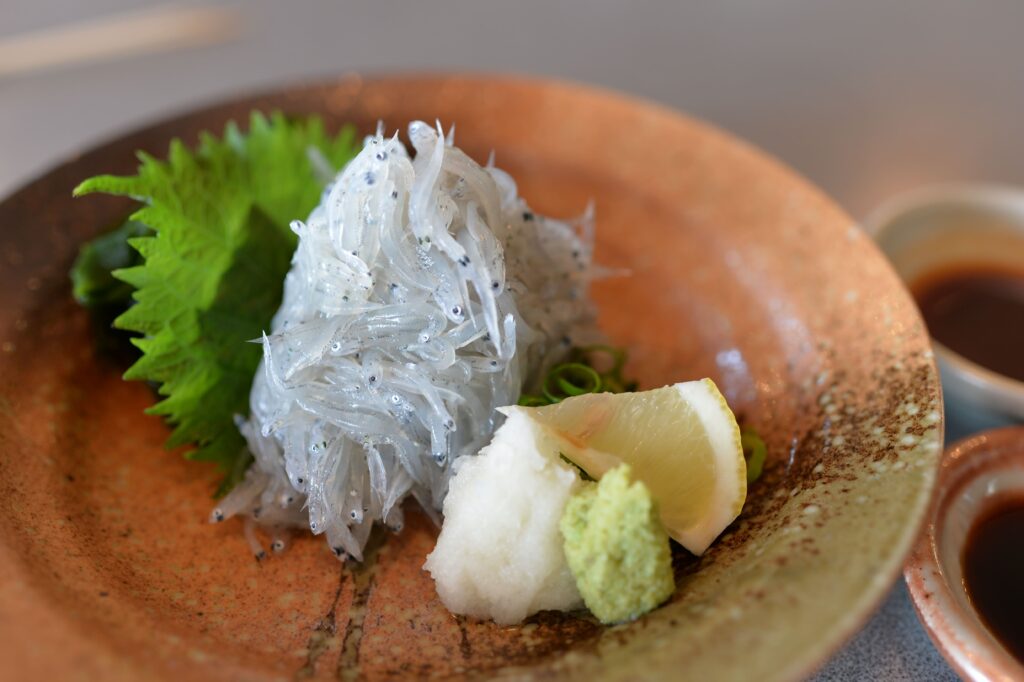 しらすの刺身