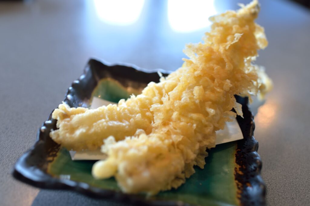 穴子の一本揚げ